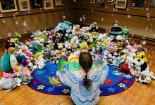 More than 200 Stuffed Animals Sleepover at the Goleta Valley Library