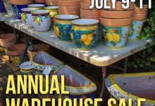 The Italian Pottery Outlet’s Annual Warehouse Sale