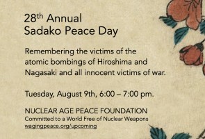 28th Annual Sadako Peace Day