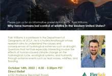 UCSB Wildfire Prevention + Policy: Speaker Series