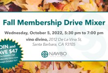 NAWBO-SB’s Fall Membership Drive Wine & Appetizer