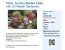 Online: Free Monthly Garden Talks: Growing Succulents