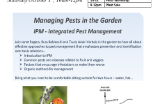 MHG Presents “Managing Pests in the Garden”