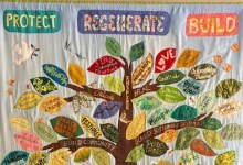 Grandmothers Display Quilt at Faulkner Gallery in October