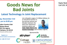 “Good News For Bad Joints” Educational Seminar