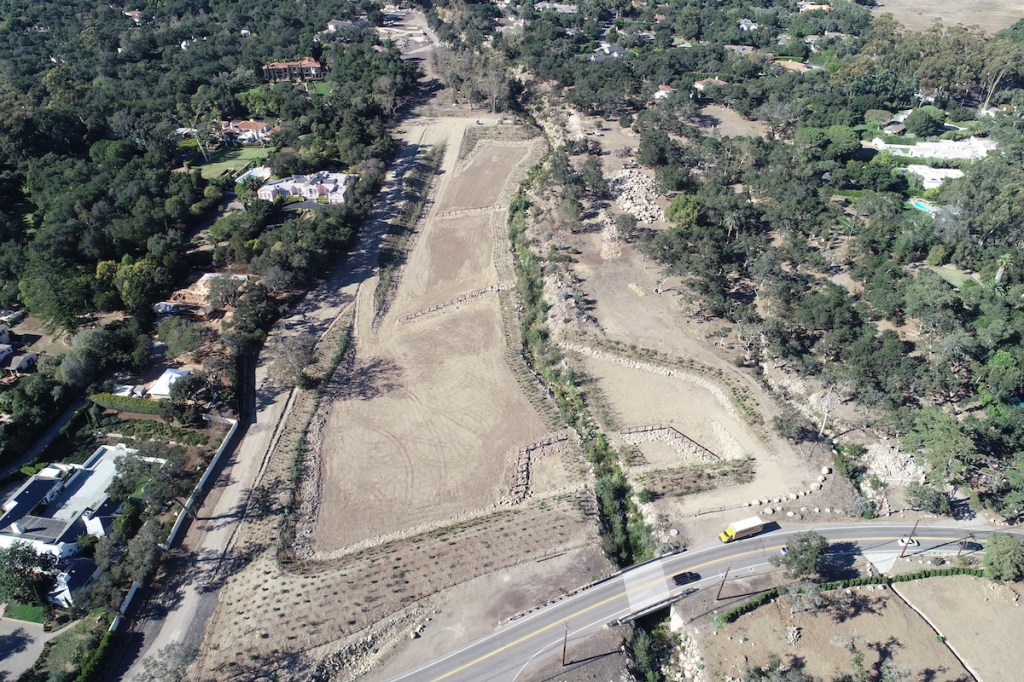 Montecito’s Randall Road Debris Basin Completed The Santa Barbara