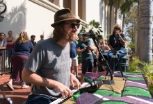 Zach Gill Plays Pianos on State in Santa Barbara