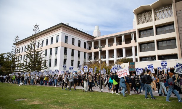 UC Academic Workers Pick Up Their Picket Signs and Faculty Strip Off Their Gowns as Strike Enters Second Week