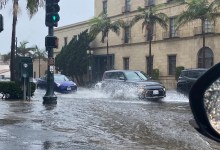 Tuesday Rains Soak Santa Barbara