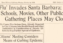How Santa Barbara Survived the 1918 Influenza Pandemic