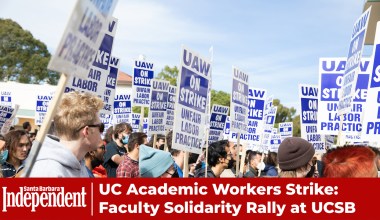 UC Academic Workers Strike: Faculty Solidarity Rally at UCSB