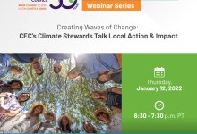 Webinar: Creating Waves of Change: CEC’s Climate Stewards