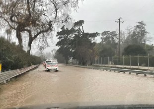 Highway 101 Closed Between Carpinteria and Santa Barbara Due to Flooding