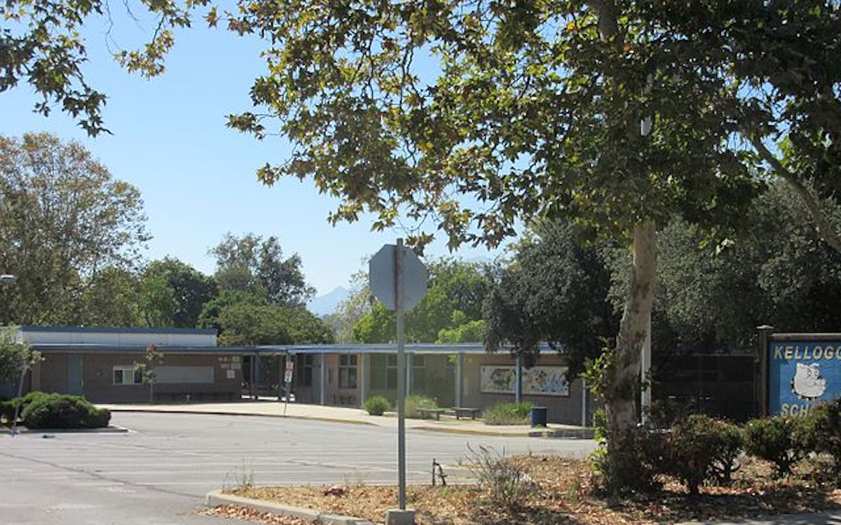 Школа дос. Школьный округ Друпа в Калифорнии. Elementary School California. KNU School. Goleta, California.