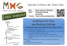 MHG Workshop Grafting Fruit Trees and Root Cutting