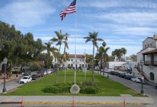 Dozens of Trees to Be Removed from Santa Barbara’s De la Guerra Plaza