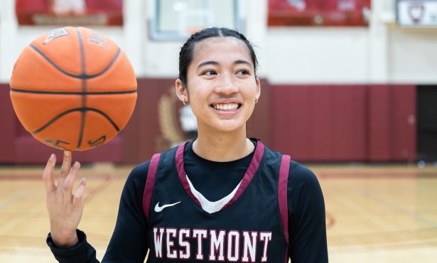 Stefanie Berberabe Shoots and Scores to Become Westmont’s All-Time Leader