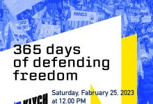 A Year of Fighting for Freedom and Democracy in Ukraine