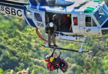 Paraglider Rescued by Helicopter After Crash-Landing in Mountains Above Santa Barbara