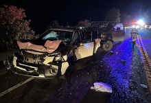 Four Injured in Multi-Car Collision on Highway 154