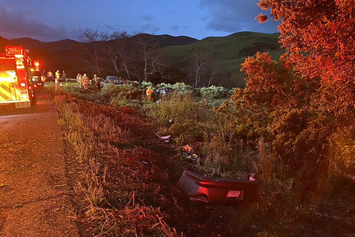 CHP Reveals Reason behind Main Crash Close to Gaviota That Despatched Eight to Hospital