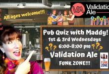 Pub Quiz with Maddy at Validation Ale!!!