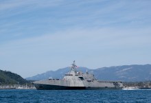 USS ‘Santa Barbara’ Sails by Its Namesake Ahead of Commissioning