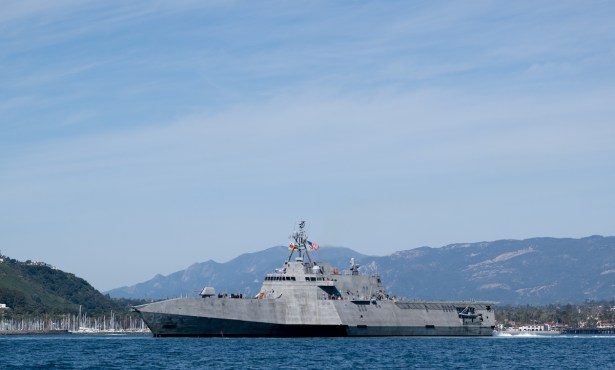 USS ‘Santa Barbara’ Sails by Its Namesake Ahead of Commissioning