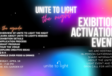 Unite to Light the Night Exhibition Activation