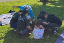 Students, Families, and Staff Team Up With UCSB Students and a Local Non-Profit to Plant Trees at Two Santa Barbara Unified Schools