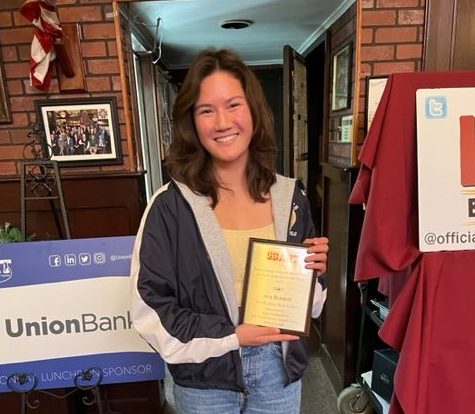SBART Press Luncheon: Ava Bennett Receives Scholar Athlete Award for ...