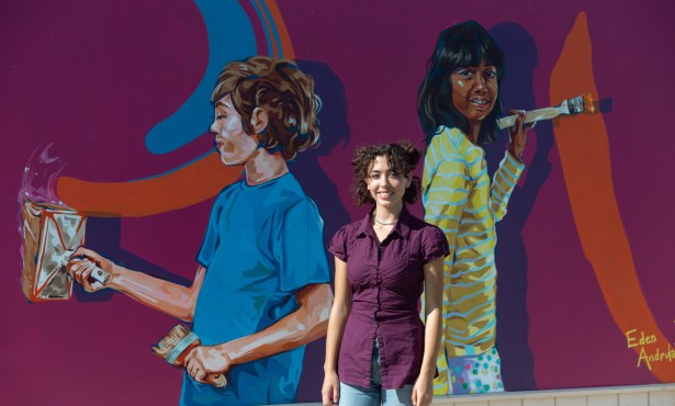 Public Art Mural Unveiled at Peabody Charter School