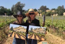 Mother’s Day Painting in the Vineyard at Foxen