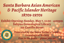 Asian American and Pacific Islander Heritage of SB