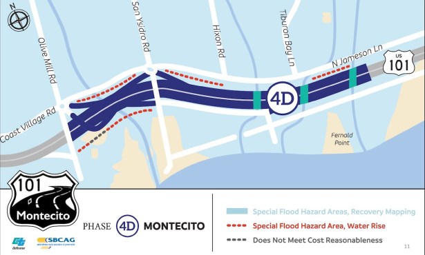 A Wider Highway 101 Will Be Built Through Montecito