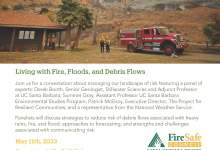 UCSB Wildfire Series: Fire, Floods and Debris Flow