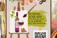 Paint & Sip Event at Paradise Springs Winery