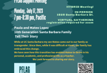 PFLAG Santa Barbara July Meeting