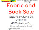 Coastal Quilter’s Guild Fabric and Book Sale