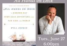 Chaucer’s Book Talk – Master Shipwright Will Sofrin