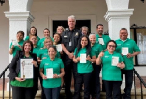 Community Emergency Response Team Program Celebrates 15 Advanced Academy Graduates