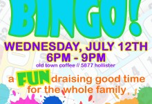 BINGO FUNdraiser at Old Town Coffee!!!