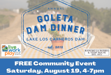 Get Ready for Goleta’s Dam Dinner on Saturday, August 19