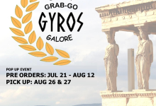 Gyro Grab-Go Pop Up! Plus Homemade Greek Favorites