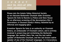 An Afternoon with Ernestine Ygnacio De Soto