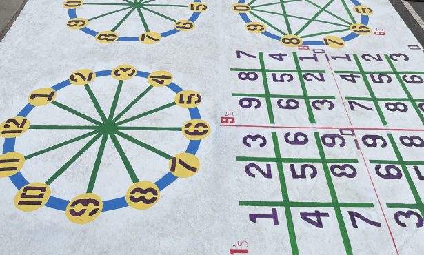 The Floor Is Fractions: Santa Barbara Kids Learn Math on Playground