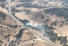 Vegetation Fire Along 101 Near Buellton Fully Contained