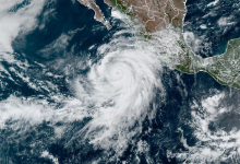 Hurricane Hilary Headed for the Coast of Baja California and Northward
