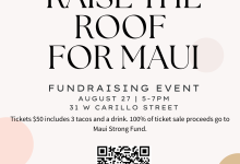 Raise The Roof For Maui at Kimpton Canary