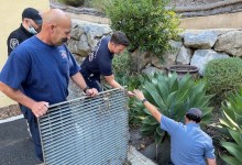 First Responders Step Up for the Birds at Santa Barbara Retirement Center 